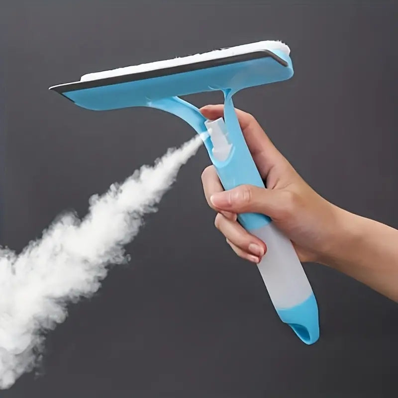 3-in-1 Spray Window Squeegee &amp; Glass Cleaner