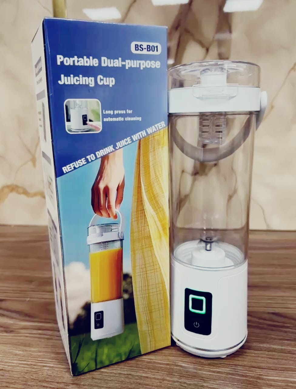 Portable Dual-Prospect Juicing Cup