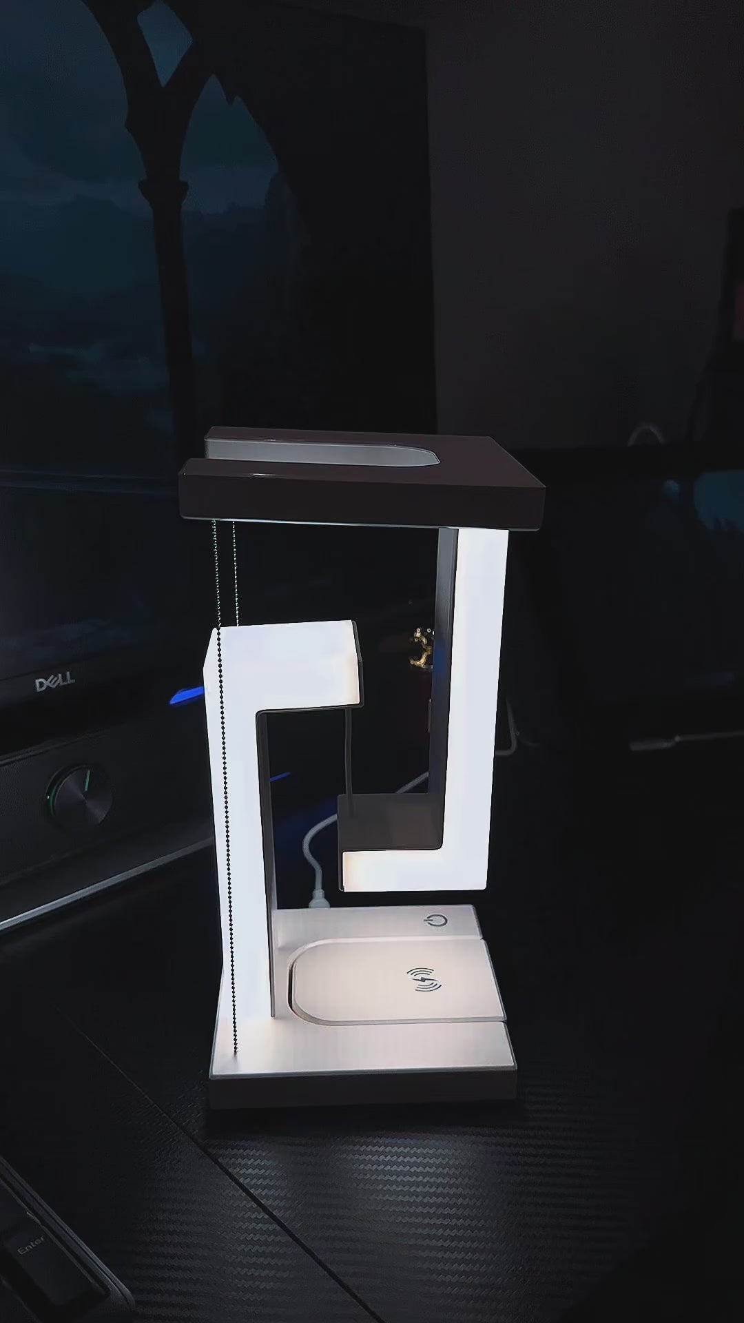 Wireless Charging Tensegrity Floating Lamp