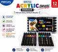 BRITO Acrylic Brush Markers – Set of 12